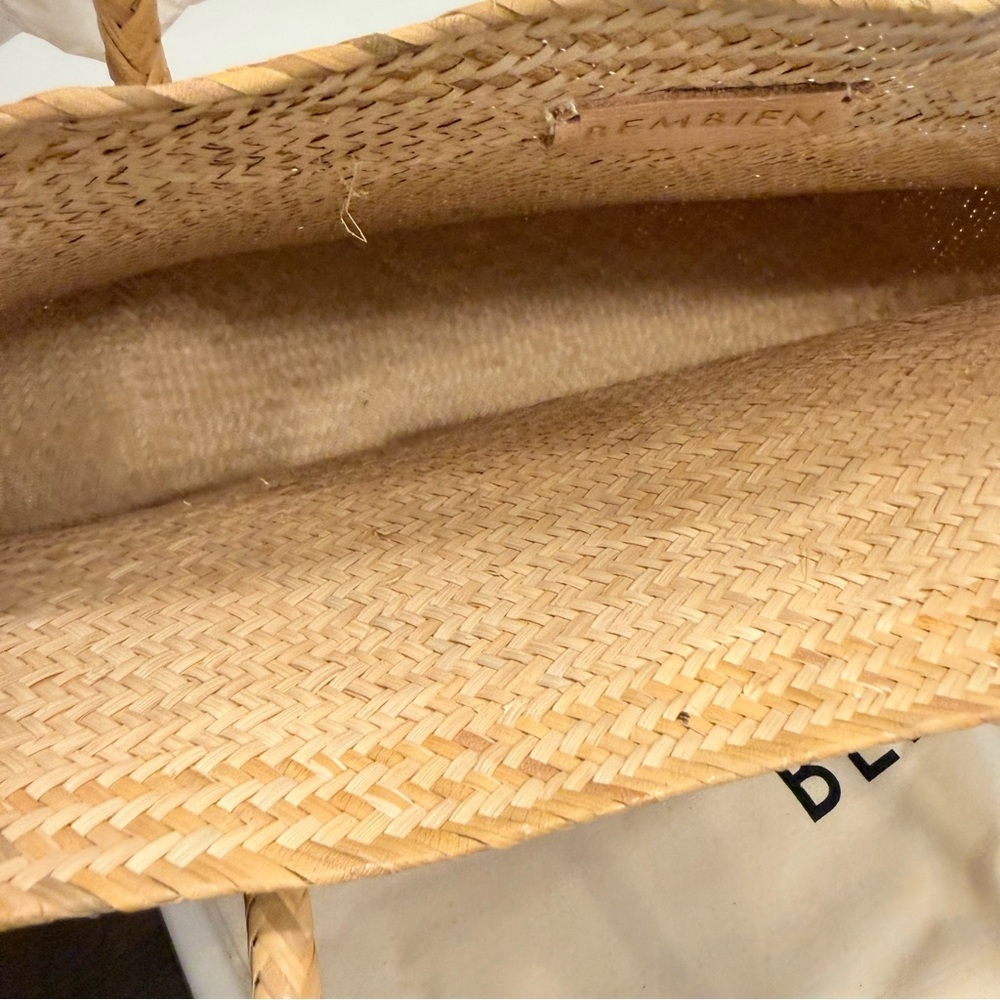 Bembien Lola Woven Tote shoulder bag handcrafted NWT & Dustbag - Picture 6 of 13